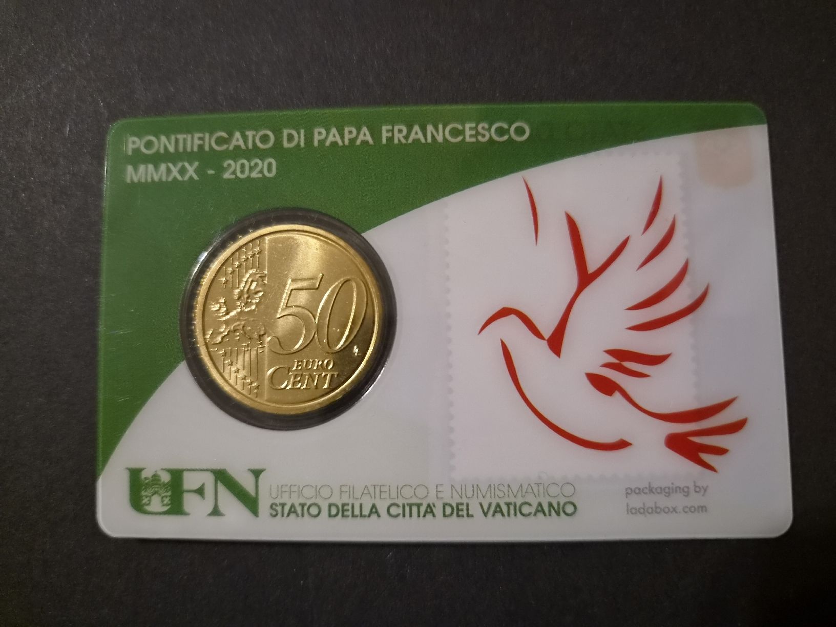 Tutti le monete: Vatican stamp&coincard 2020 n°34 – Nuovo (secondo la descrizione) da Versoix venduto da rucio 1