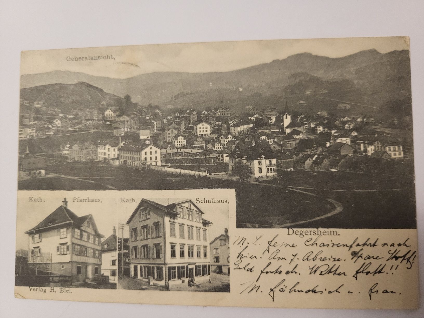 Cartoline postali: Alte Ansichtskarte Degersheim 1903 Top R31 – Usato da nunningen venduto da mic_88k2