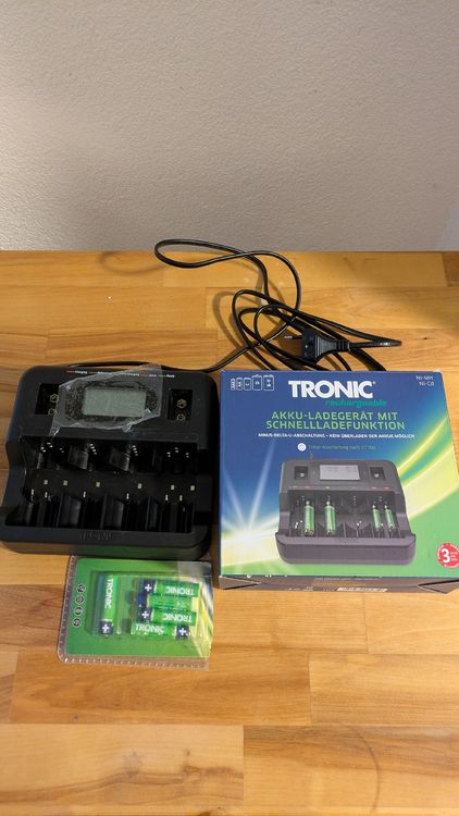 Chargeur De Piles Universel Tronic – 6 Batteries – Allemagne
