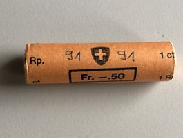 1 Rp. Originalrolle 1991 Gratis Versand