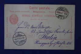 1906,10Rp Postkarte Ambulant -Berlin