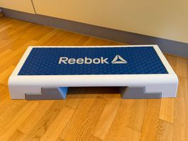 Fitness Stepbrett Reebok, blau weiss, wenig gebraucht