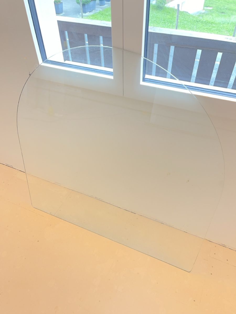 Camini: Kamin Glas Boden, Funkenschutzplatte – Nuovo (secondo la descrizione) da Sachseln venduto da sewa20