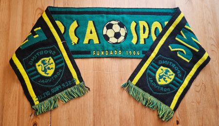 Sporting Lissabon Schal Fussball Forca Portugal Lisboa