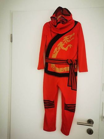 Ninjago Kostüm für 5-6jähriges Kind, Halloween