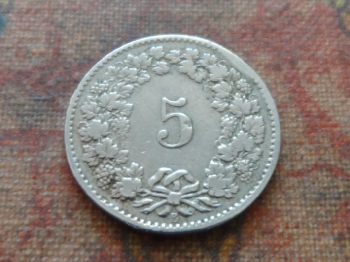 Tutti le monete: 5 Rp. 1879  (B) – Usato da Romanel-sur-Lausanne venduto da Swift13 1