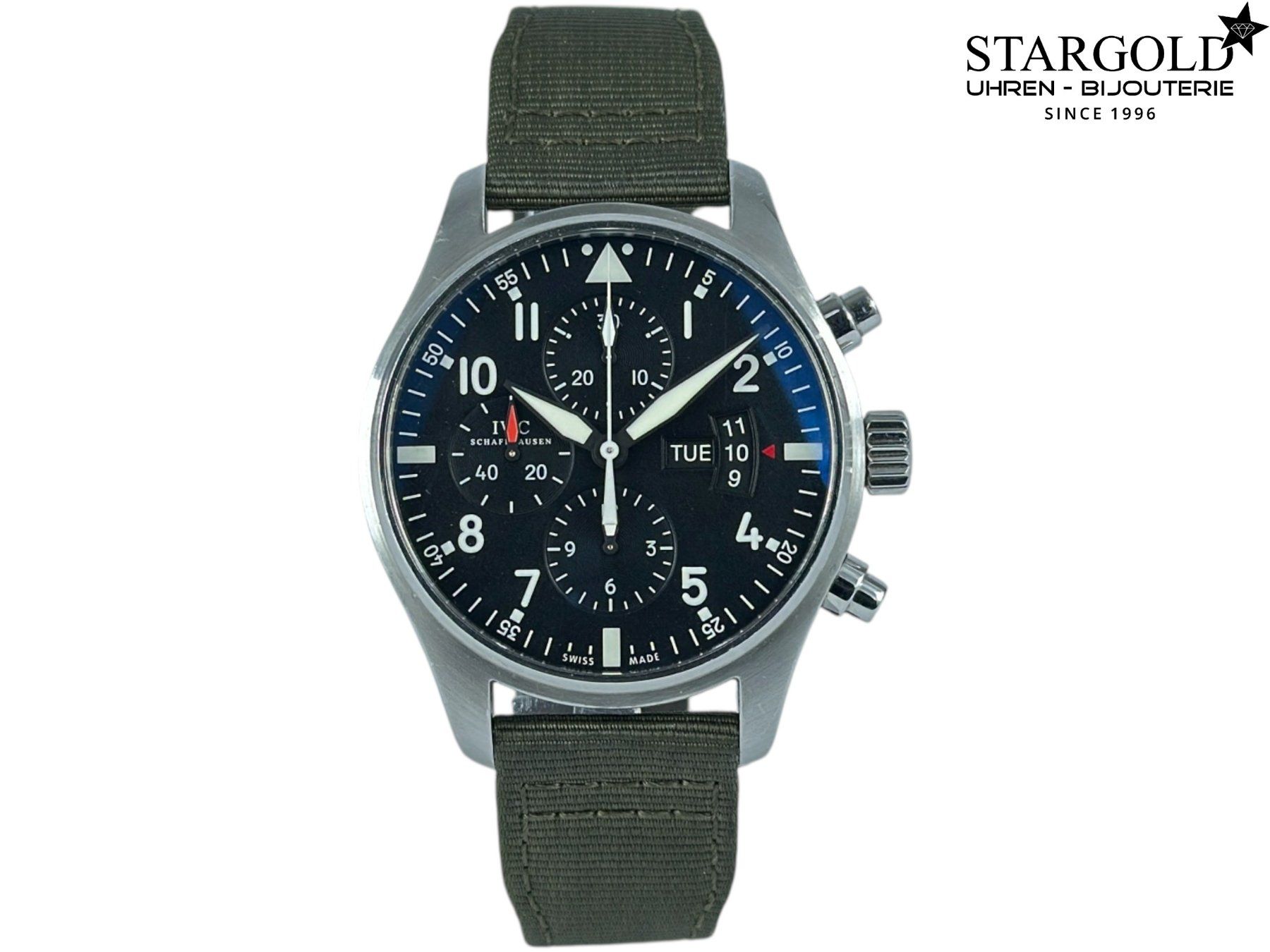 IWC Orologi: IWC Fliegeruhr Chronograph - IW377701 – Usato da Zürich venduto da Stargold-Uhren