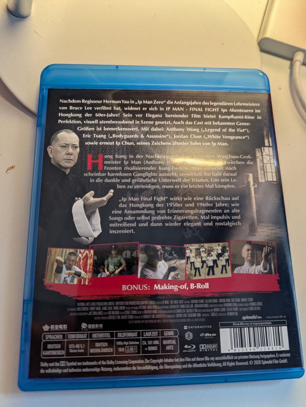 Tutti i DVDs: Ip Man - Final Fight - Blu Ray DVD DE – Usato da Hünenberg See venduto da SpecialEditionGaming 1
