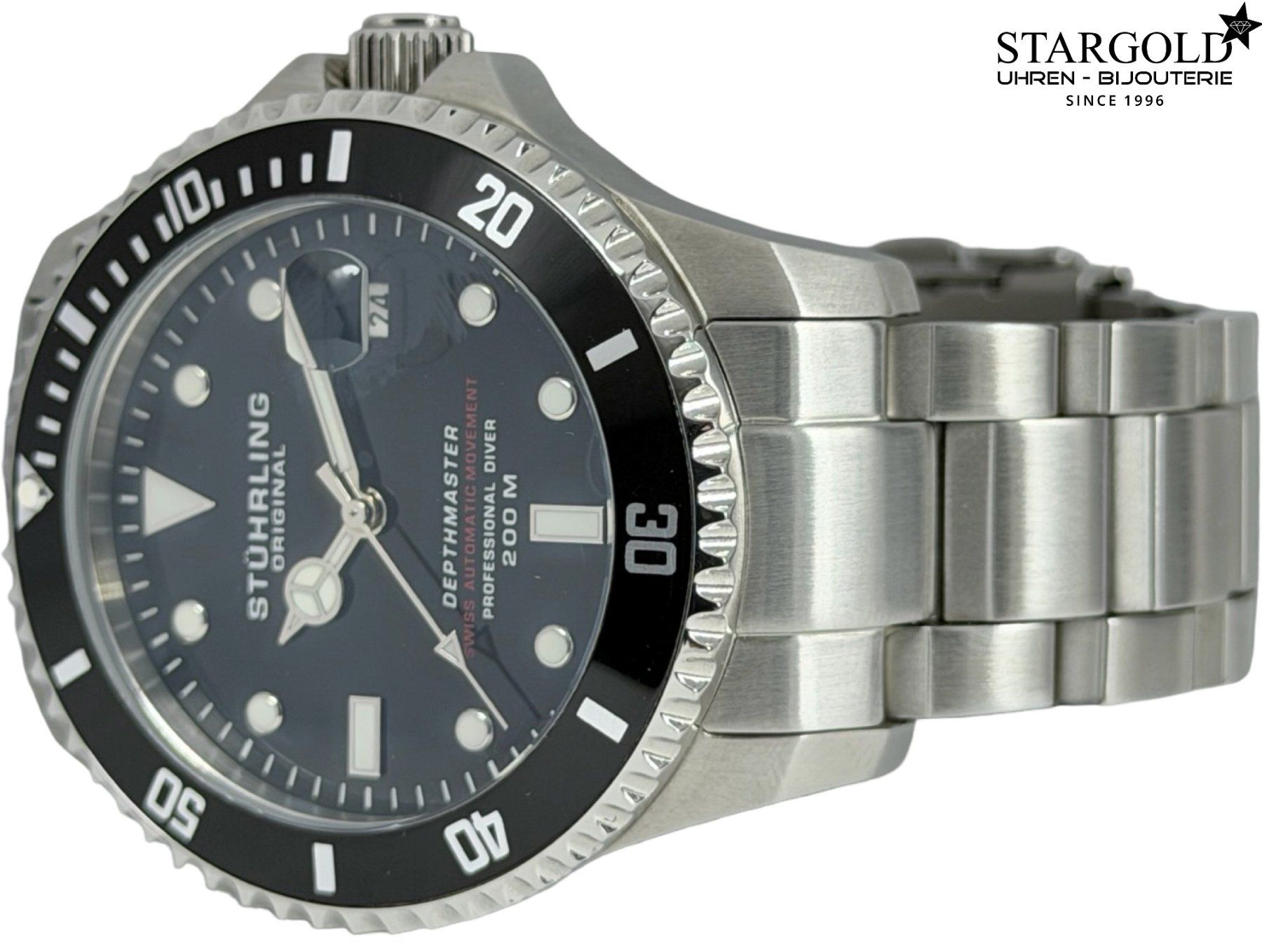 Orologi: Stührling Swiss Movement Depthmaster - 883.01 – Usato da Zürich venduto da Stargold-Uhren 2