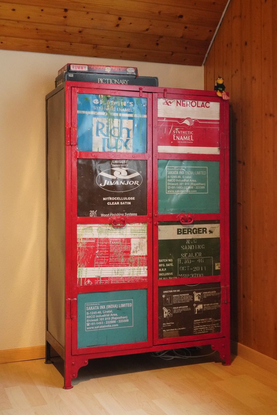 Kommoden: Metall Kommode "Underground" im Container Look (rot) – Gebraucht aus Bretzwil von mar_5x7b