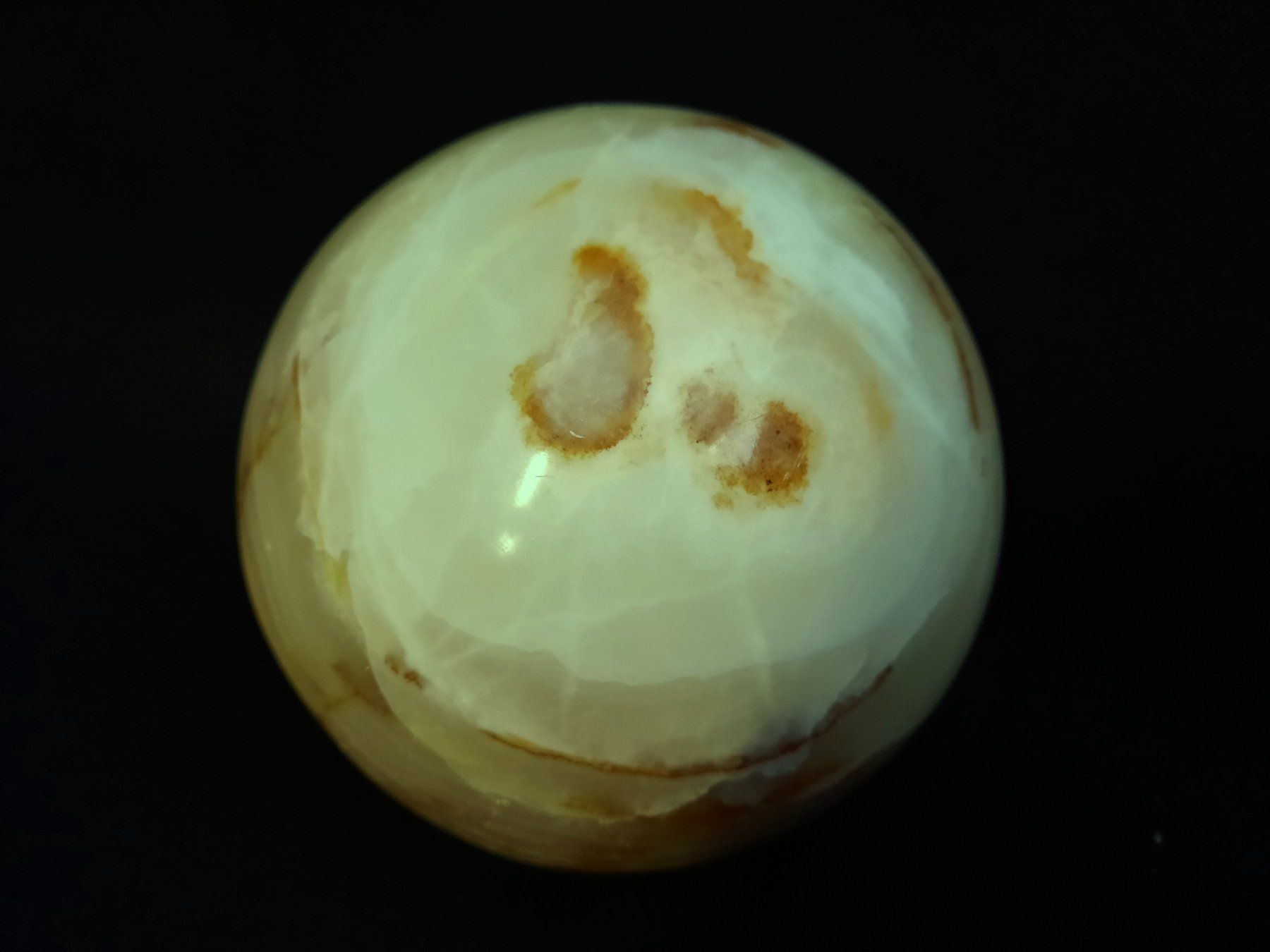Minerali & Pietre curative: ONYX-Steinkugel 2.92Kg – Usato da Beinwil am See venduto da Restwert_Beinwil 3