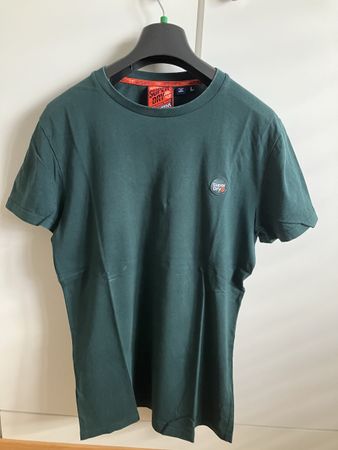 Superdry T-Shirt grün Rundhals Grösse L guter Zustand