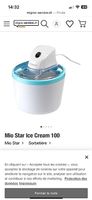 Vends sorbetière à glace
