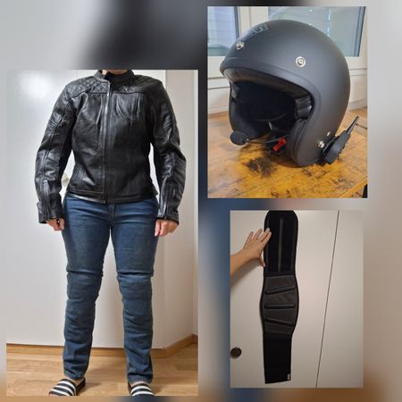 Motorrad Kleider Ausrüstung Damen