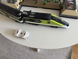 RAILS + Train de voyageurs LEGO 60337 avec télécommande