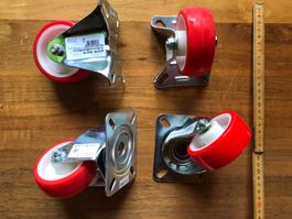 Laufleichte Transportgeräte-Lenk- und /Bockrollen