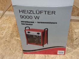 Elektroheizer 9kW Rot, Heizlüfter - Werkstatt, Garage!