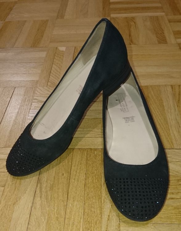 Ballerines Parlanti Vernis Noir - Femme Taille 36 - Cuir Plat