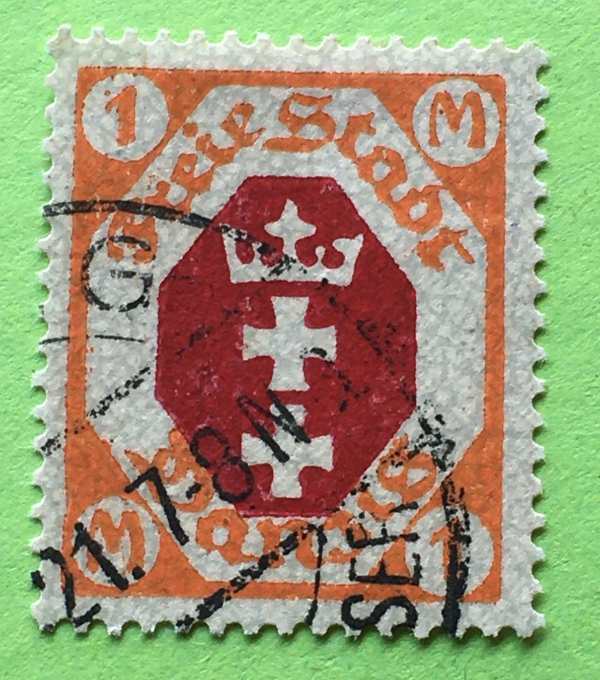 Tutti i francobolli: Briefmarken aus Danzig Stadtwappen gestempelt – Usato da Aarau venduto da Angi-007