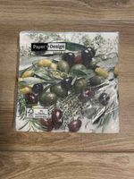 Paper+Design Servietten Oliven Motiv neu