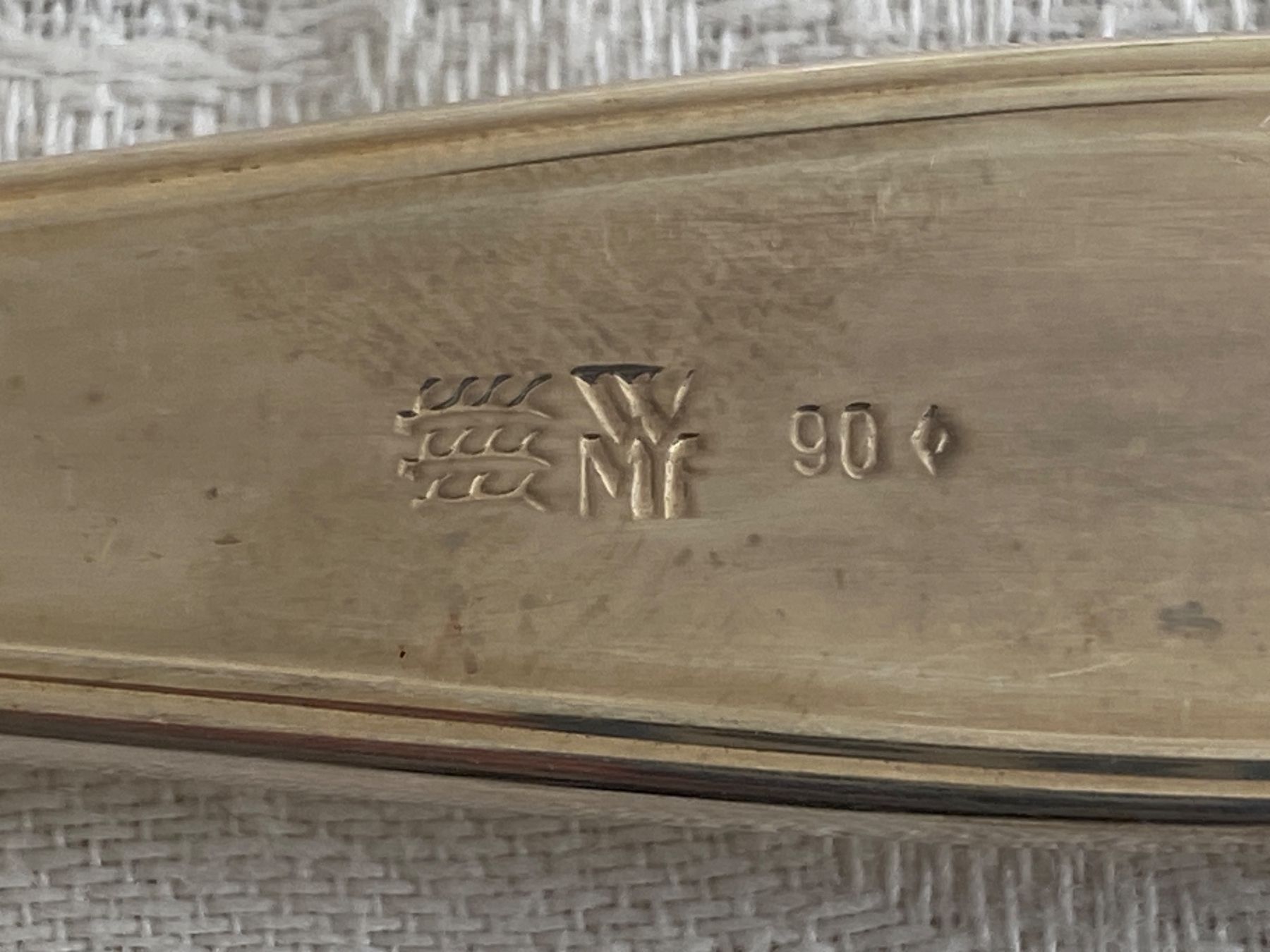 WMF Forchette: 4 versilberte Dessertgabeln, Marke WMF – Usato da Binningen venduto da 1adler 5