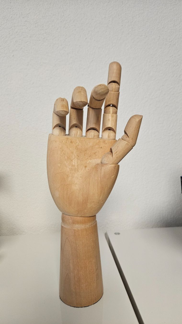 Pfister Tutte le decorazioni: Gliederhand aus Holz – Usato da Zofingen venduto da chbirche