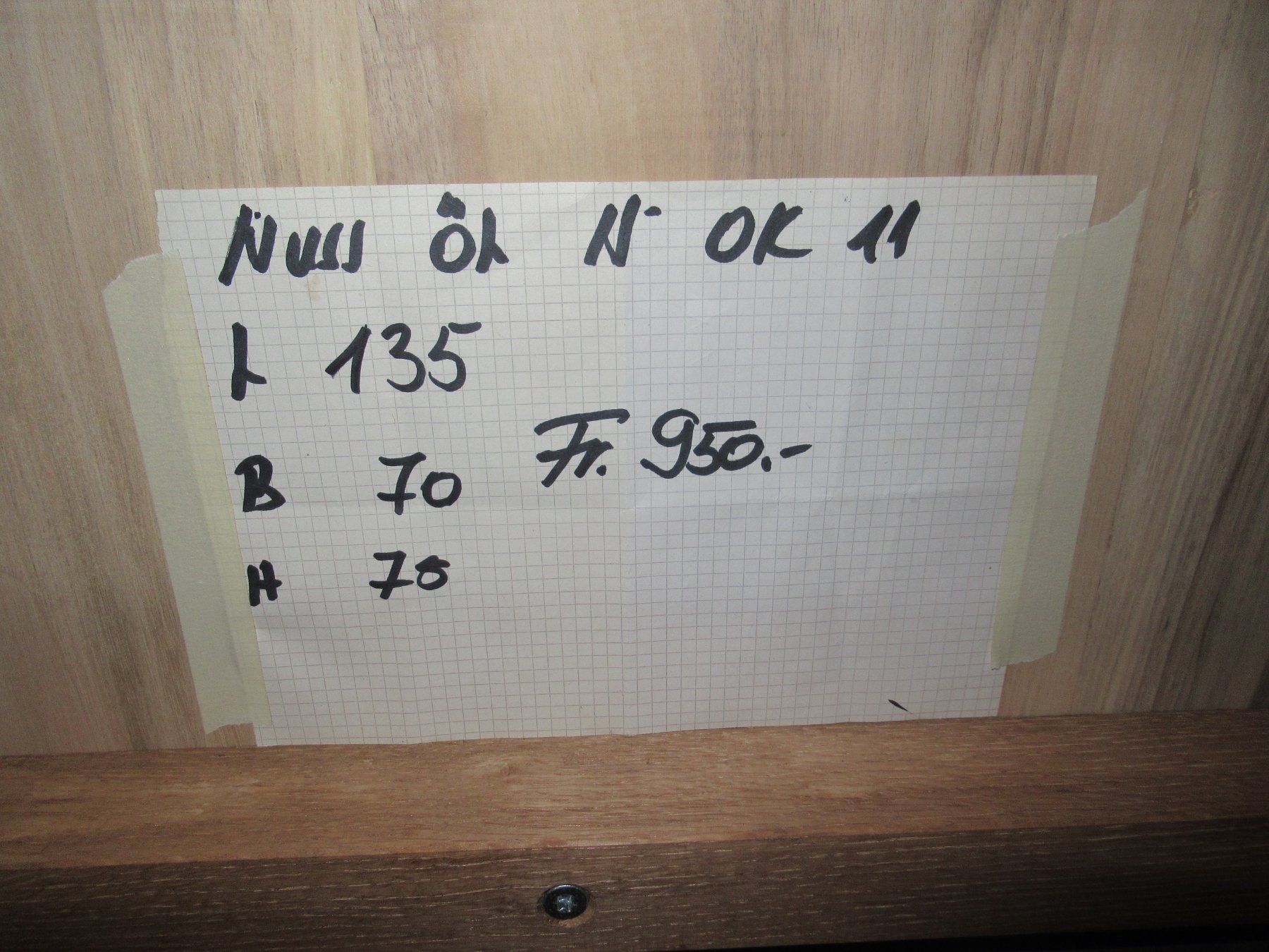Tavoli: Beizentisch (Nuss/135) – Nuovo (secondo la descrizione) da Berg SG venduto da Pizza58 6
