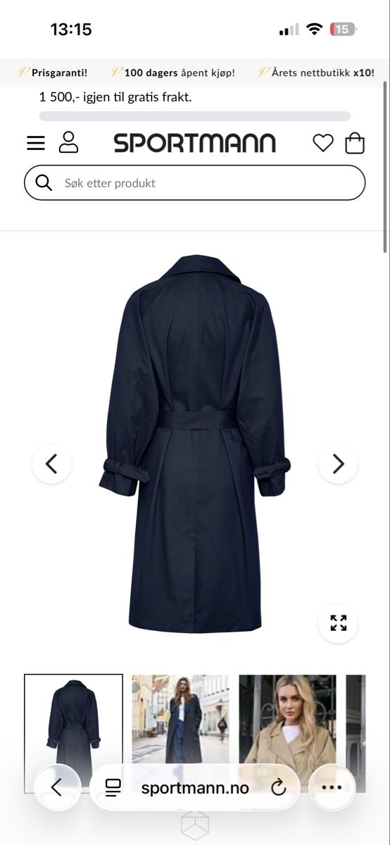 Cappotti: Trenchcoat Marine Blau  – Usato da Zürich venduto da mary_5ln5 7