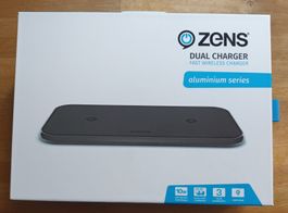 Dual Aluminium Wireless Charger schwarz von Zens