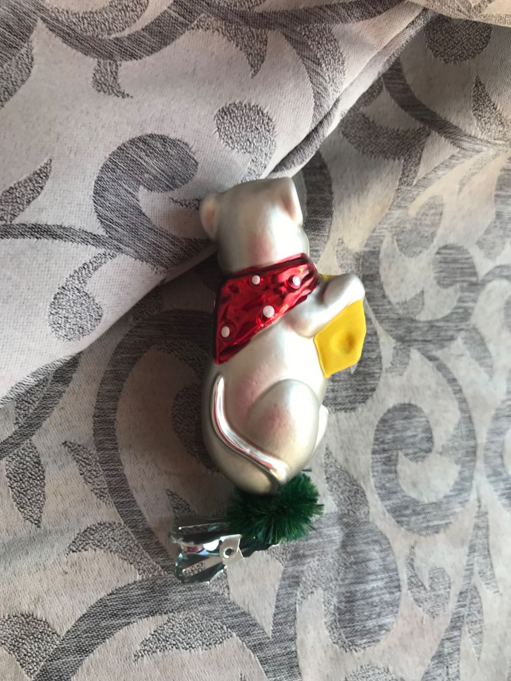 Alle Dekorationen: Maus mit Käse Mäuschen Christbaumschmuck – Neu und originalverpackt aus Alpnach Dorf von marvo 4