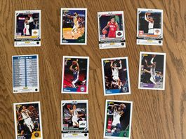 Vereinzelte Basketball Karten Panini