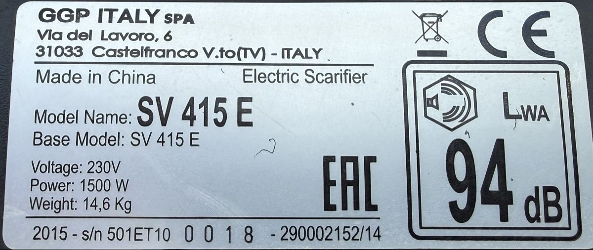 Attrezzi per la lavorazione del suolo: Stiga Vertikutierer elektrisch, 3 x gebraucht  – Usato da Roggwil BE venduto da fengshui 2