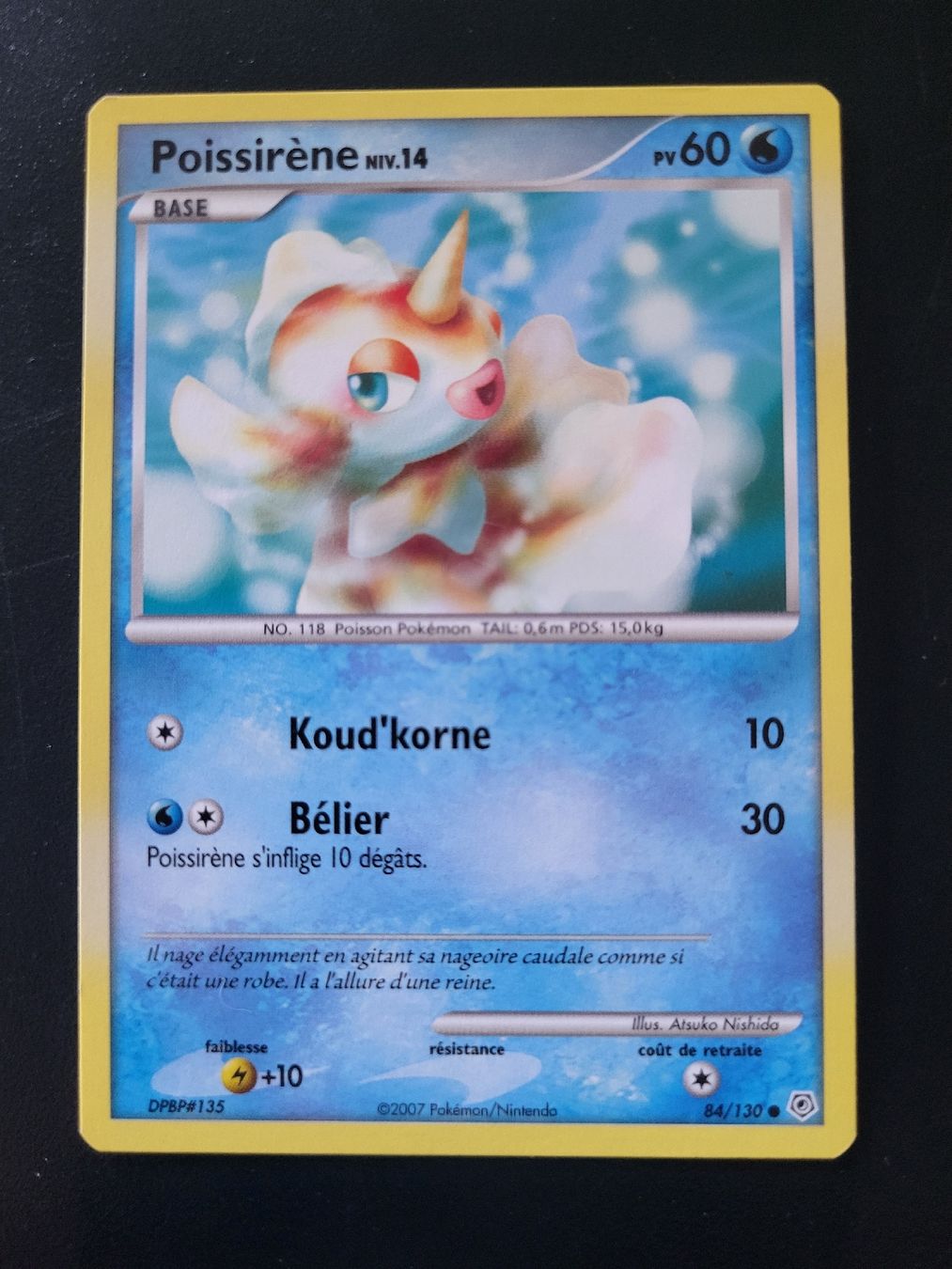 Pokémon Carte collezionabili: Poissirène Diamant et perle FR  – Nuovo (secondo la descrizione) da St-Sulpice VD venduto da cel_ysf7