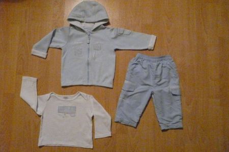 Pantalon veste Hose T-shirt und Jacke 80