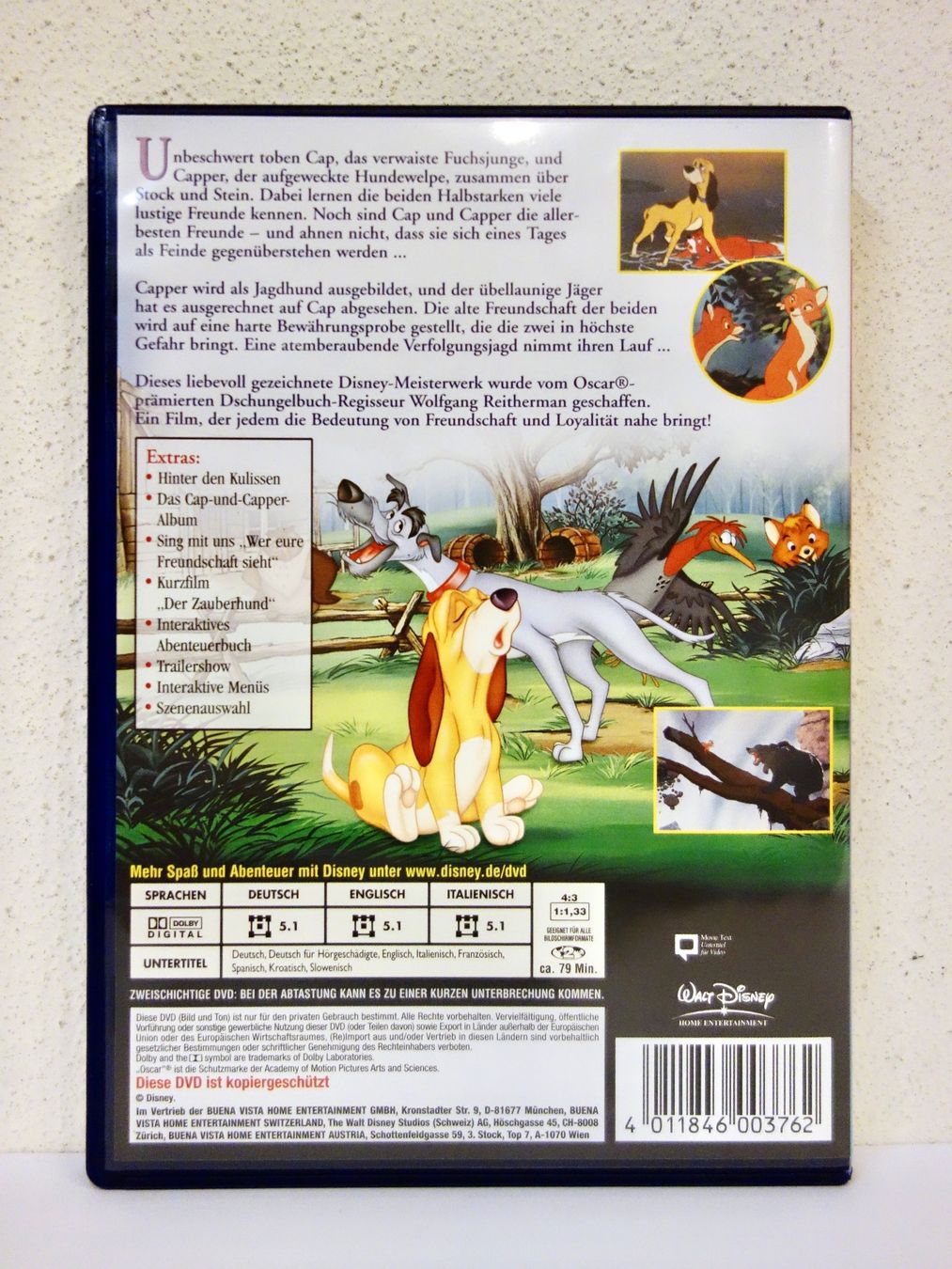 Alle DVDs: DVD CAP UND CAPPER WALT DISNEY MEISTERWERKE – Gebraucht aus Kerzers von wisaundso 1