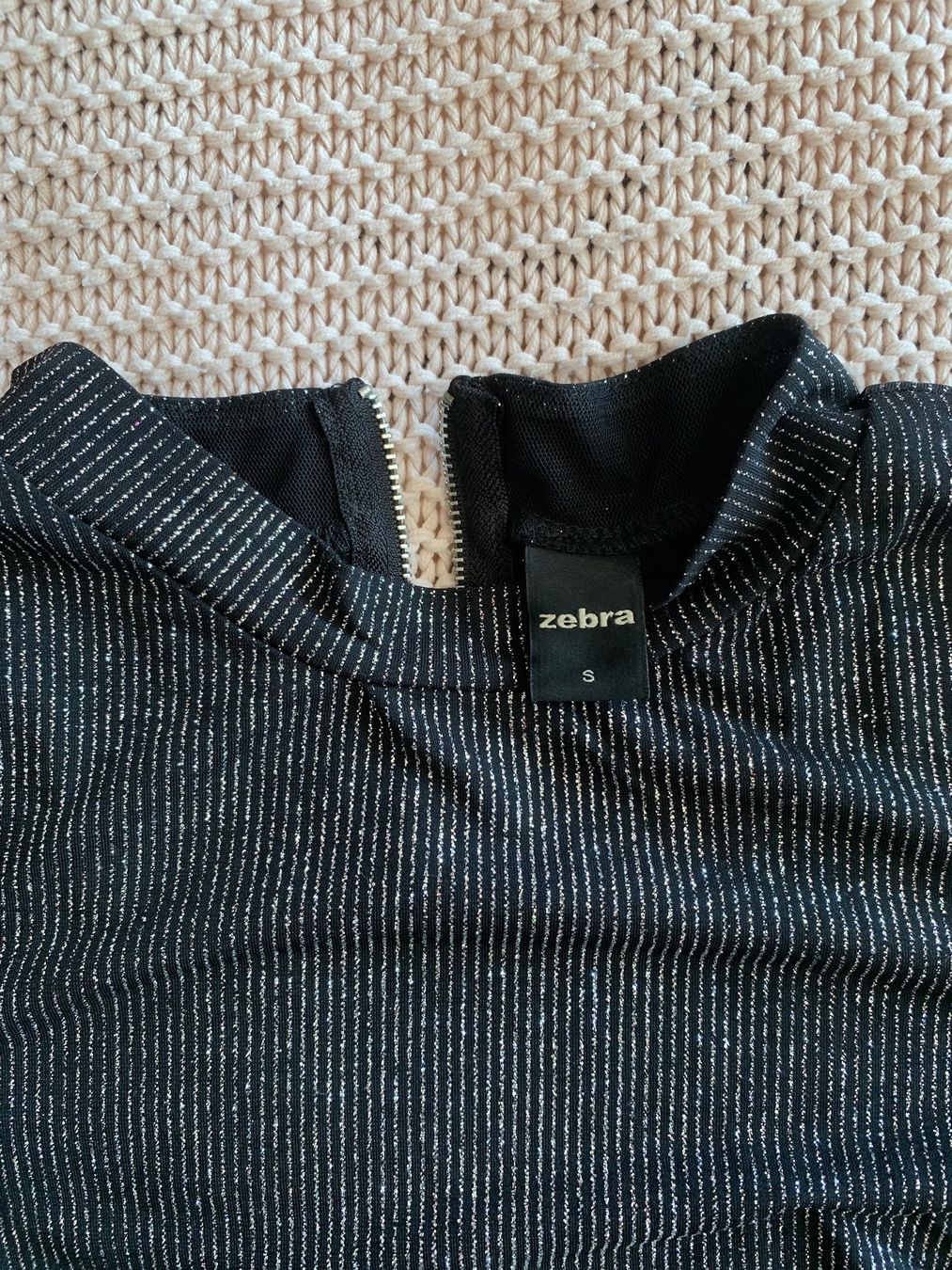 Zebra Tops: Haut paillette manches longues – Neu (gemäss Beschreibung) aus Montreux von iza_peche8 2