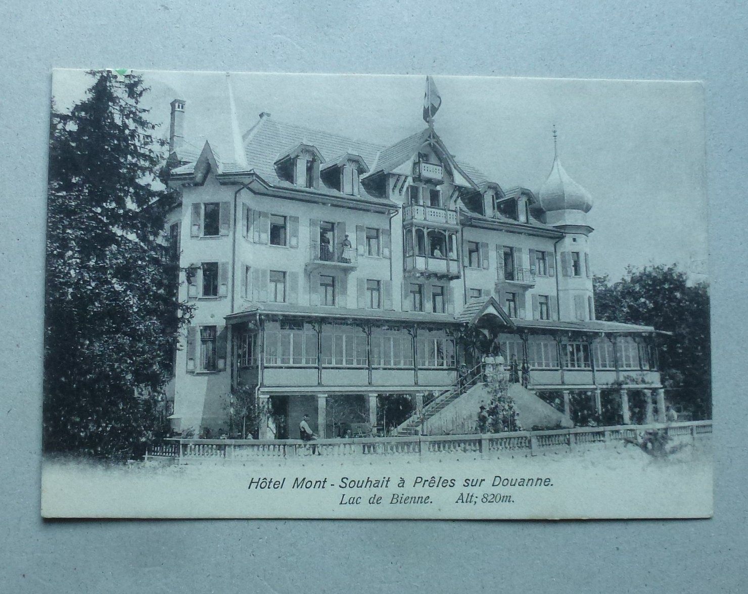 Ansichtskarten: Ansichtskarte + Prèles sur Douanne 1908 – Gebraucht aus Walkringen von Casablanca777