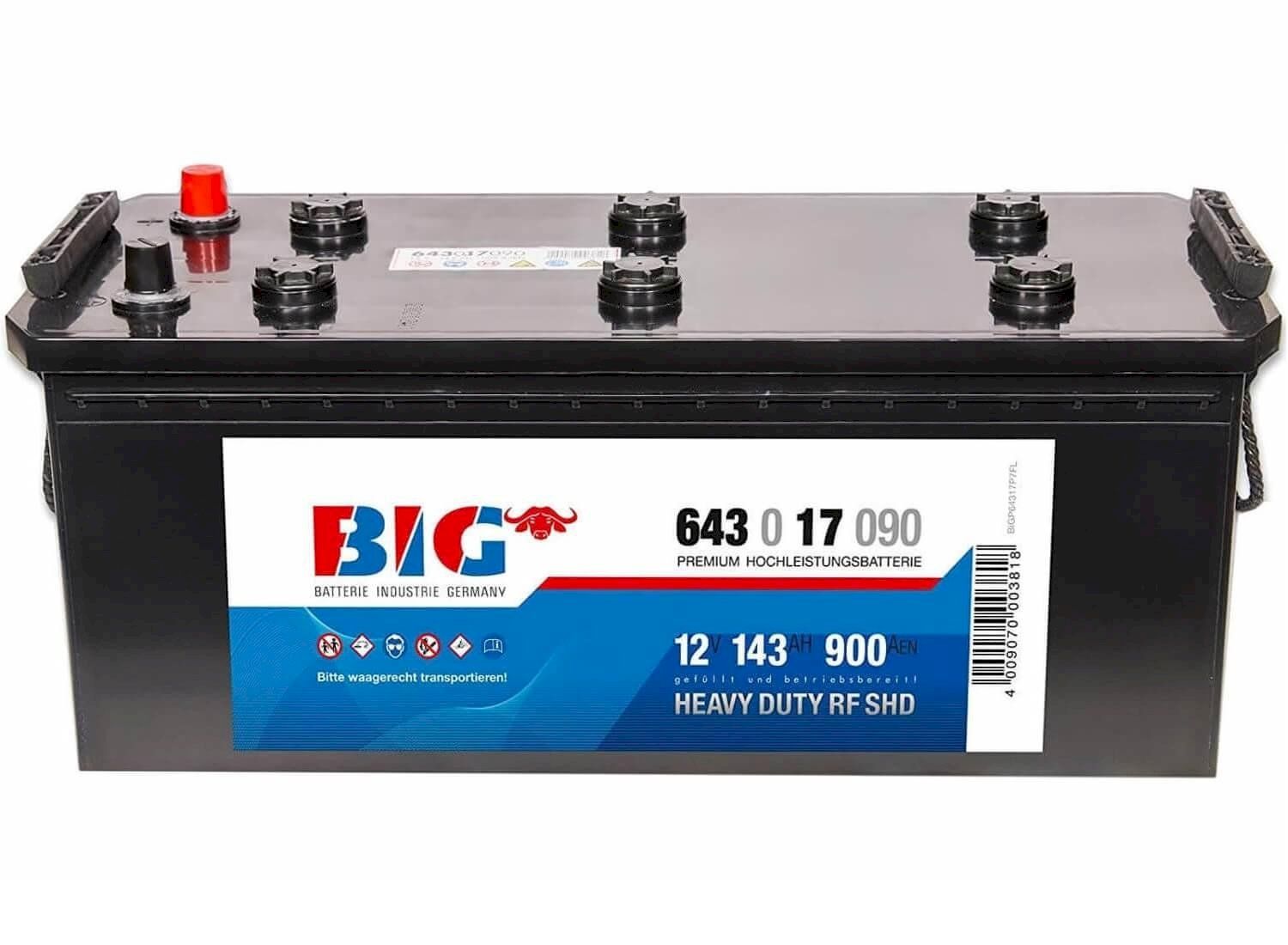 Batterie: BIG Premium 12V 143Ah Batterie – Nuovo e nell'imballaggio originale da Bottighofen venduto da zaap