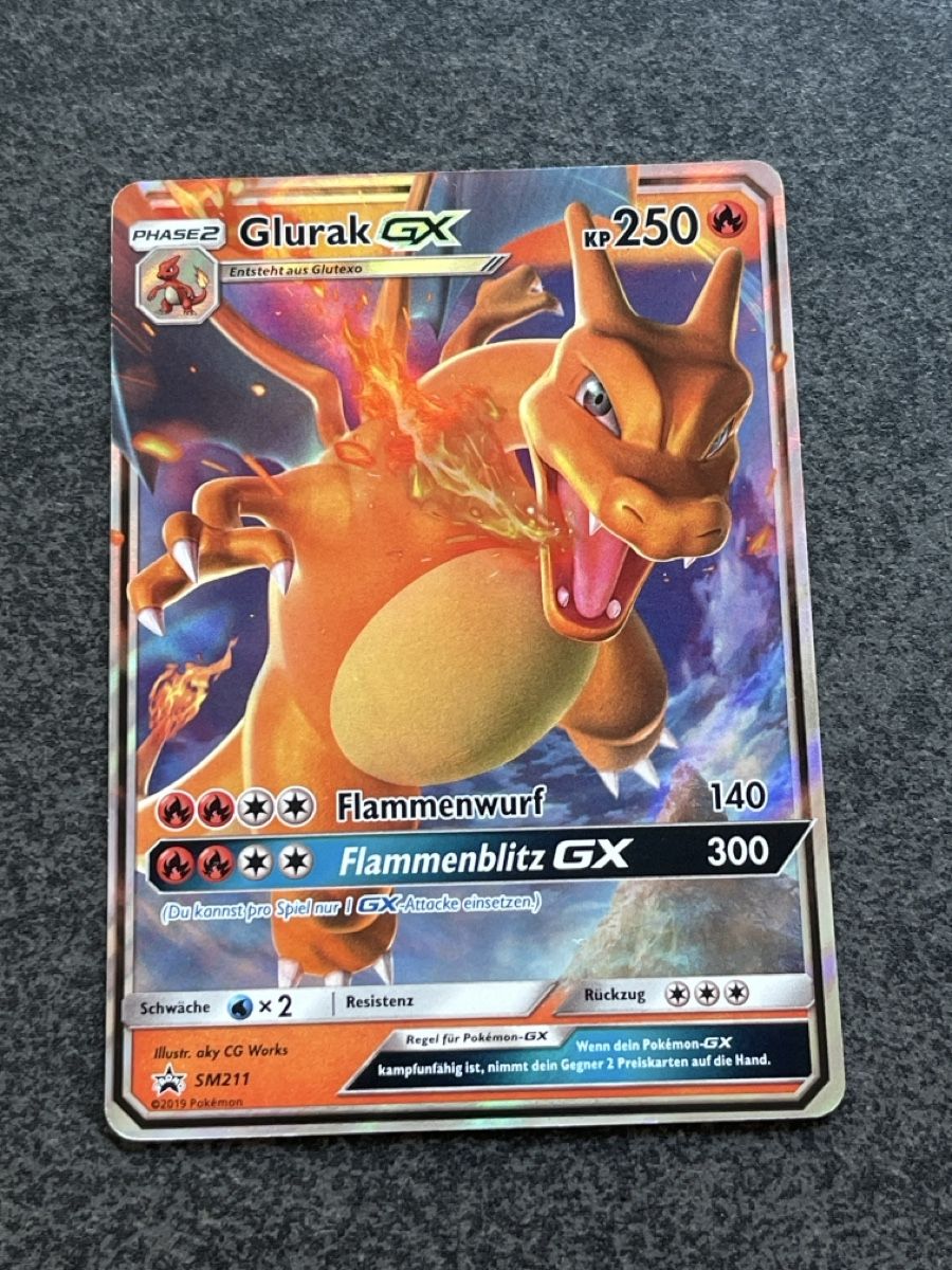 Pokémon Carte collezionabili: Pokémon Glurak GX – Nuovo (secondo la descrizione) da Zug venduto da Haegito 2