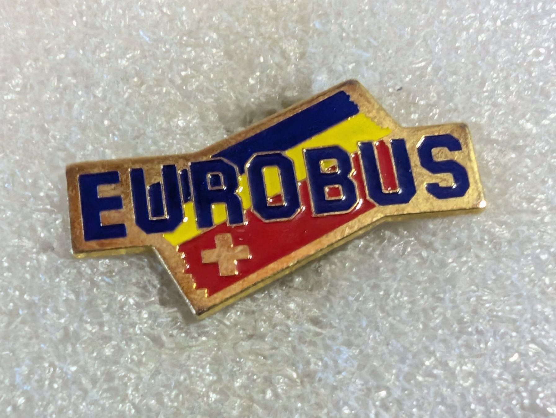 Placchette & Badge: Ansteckpin 117: Eurobus – Usato da Oppligen venduto da Pin-Fall-Shop