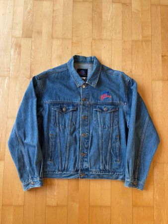 Vintage 1991 Planet Hollywood New York Denim Jacket