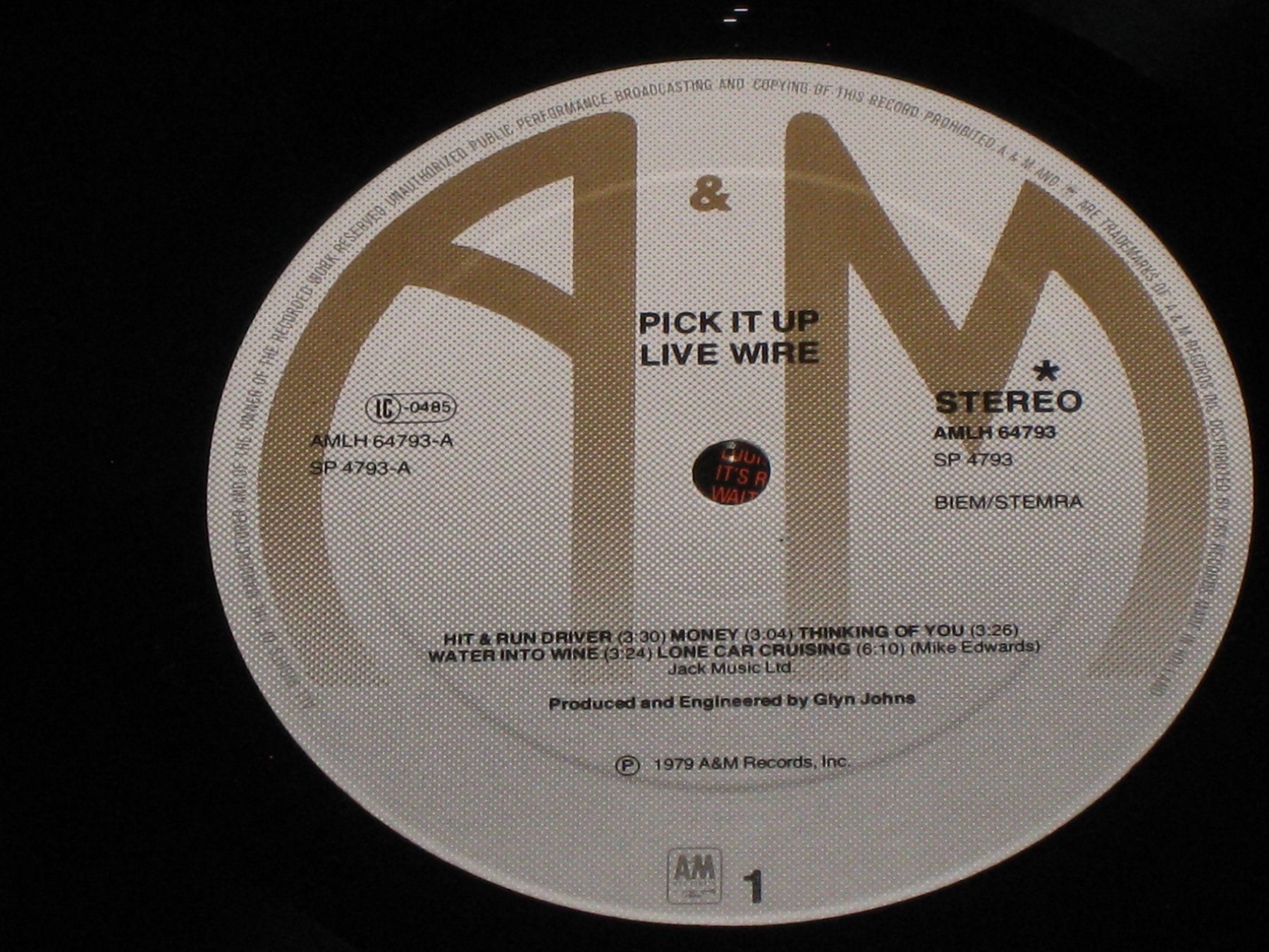 Schallplatten: LP - LIVE WIRE - PICK IT UP – Gebraucht aus Steckborn von Quo7 1