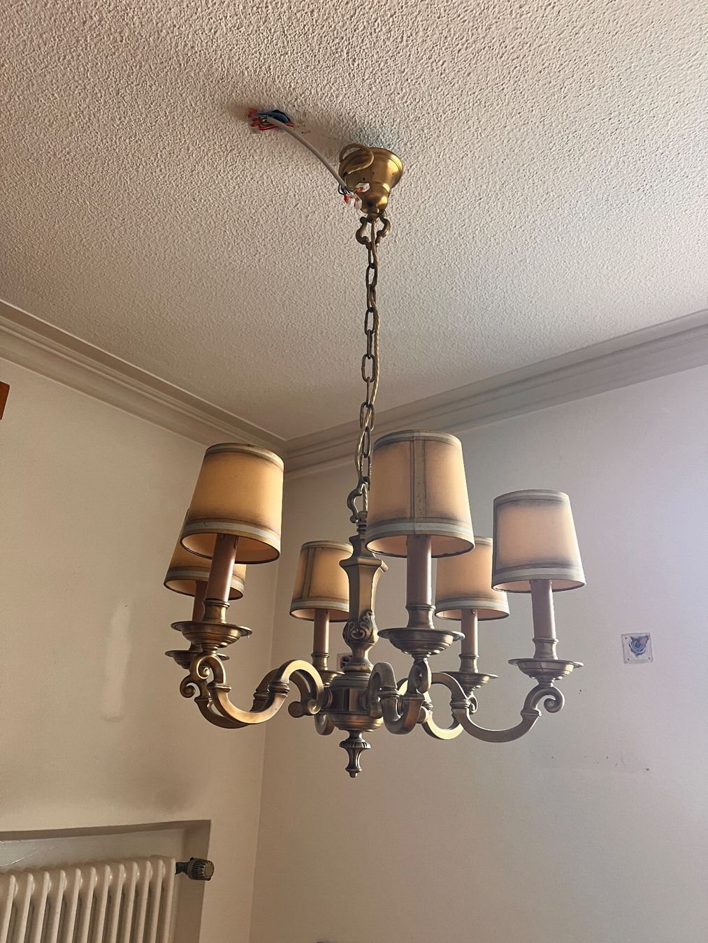 Kronleuchter & Deckenlampen: Leuchter Bronze 6 Leuchten – Gebraucht aus Würenlingen von Andy7