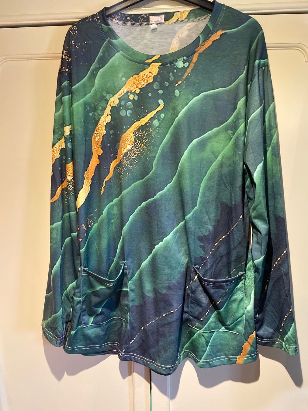 Vestiti: DAMEN BLUSENKLEID,GRÜN – Nuovo e nell'imballaggio originale da Meienried venduto da ManuelaBoutique 1