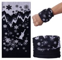 Bandana snood - Winter snow