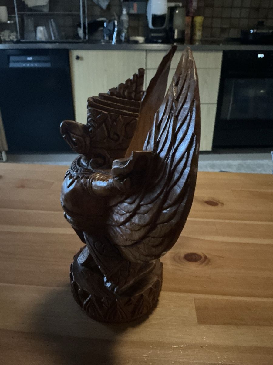 Statuette: Holzfigur – Usato da Basel venduto da S.Wehrli72 1