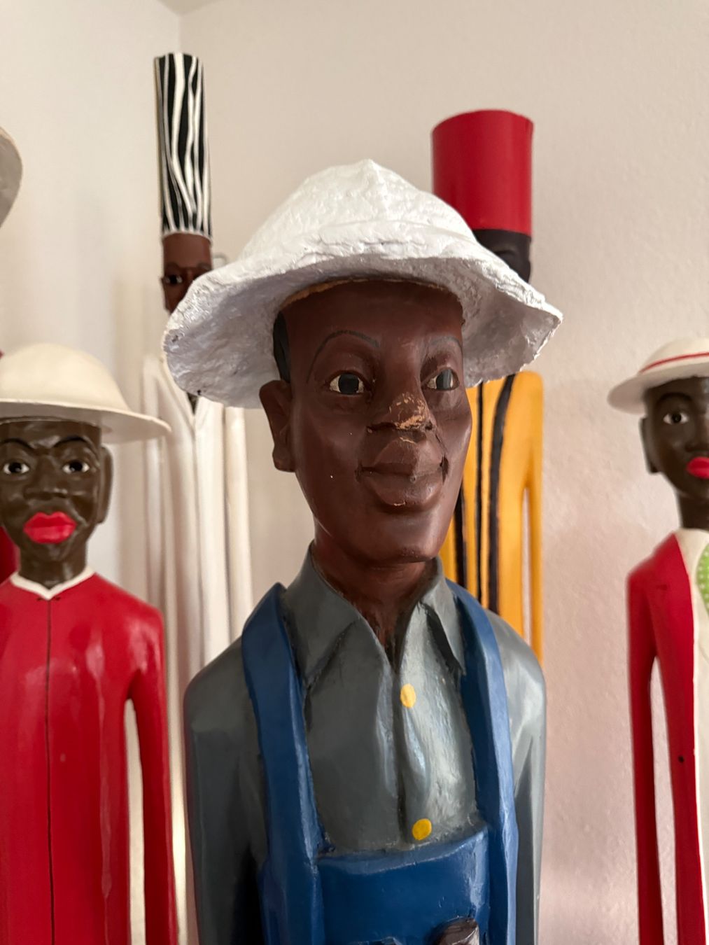 Figuren: Kolonialfigur Statue, Figur, 180cm Boulé Mann, Holzfigur – Gebraucht aus Affoltern am Albis von Birdy8910 9