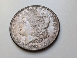 🇺🇸  USA Morgan Dollar 1881 S XF++ silver 26.7g .900