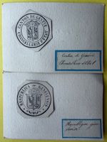 GENÈVE - 2 X Cachets 19ème Siècle -   Ø 34mm