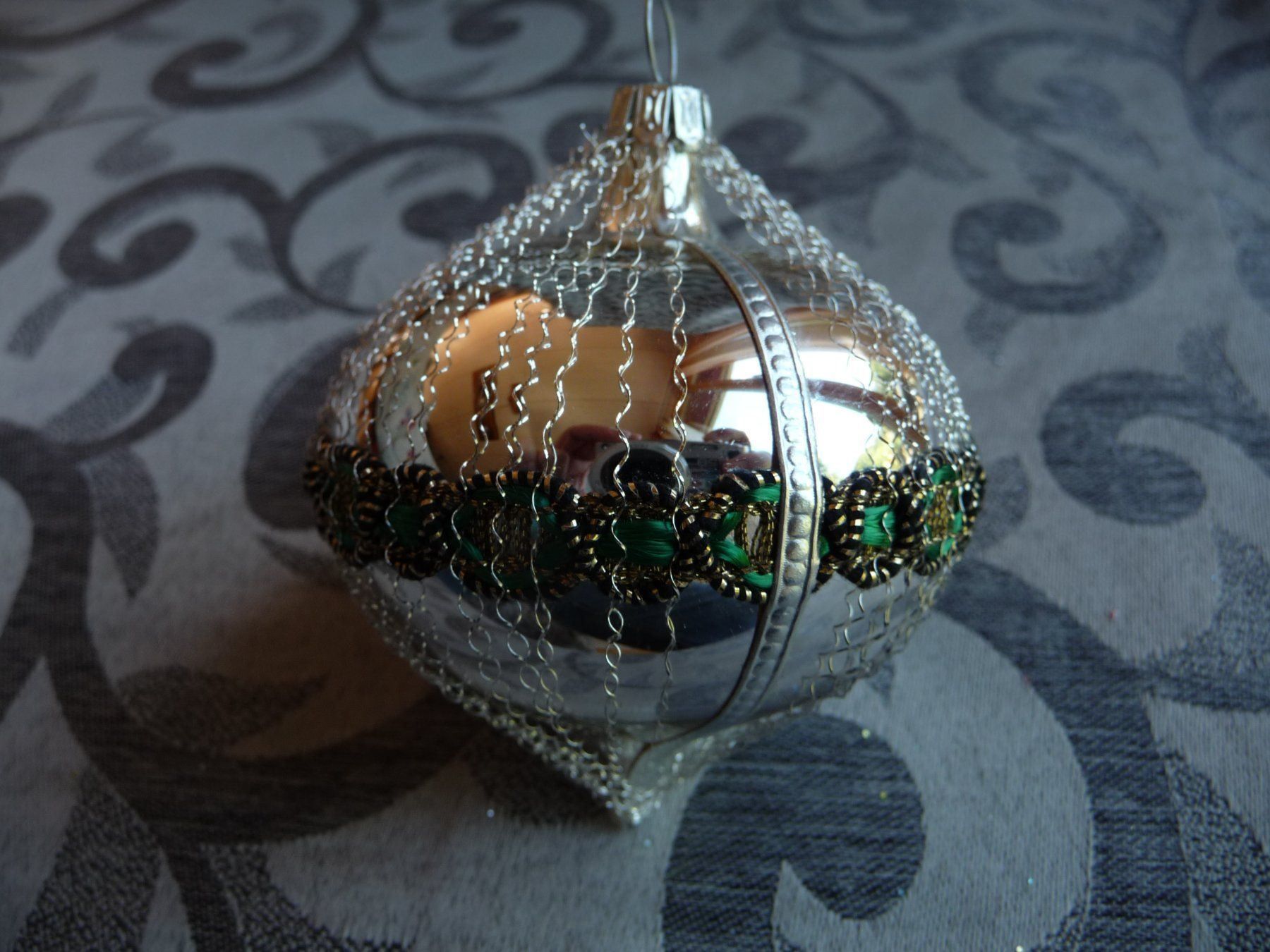 Tutte le decorazioni: Nostalgischer  Christbaumschmuck silbern – Nuovo e nell'imballaggio originale da Alpnach Dorf venduto da marvo 1